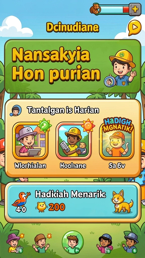 898a - Karakter ikonik dengan kemampuan unik.