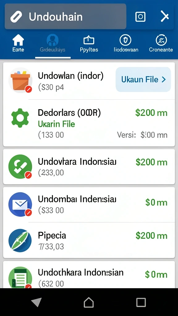 idpking - Tampilan menu utama yang menarik dan interaktif.