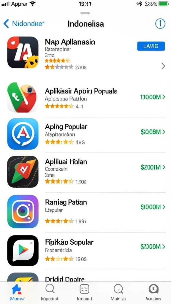 vt789 - Menu utama yang mudah dinavigasi dan intuitif.